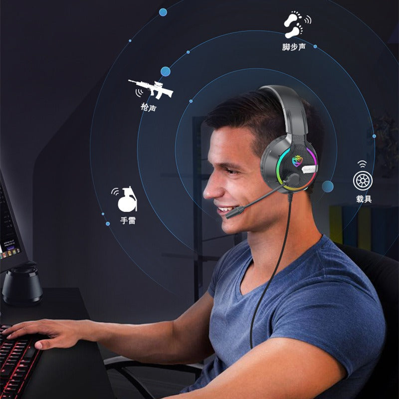 Soulbytes S19 Wired RGB Gaming Headset with Microphone