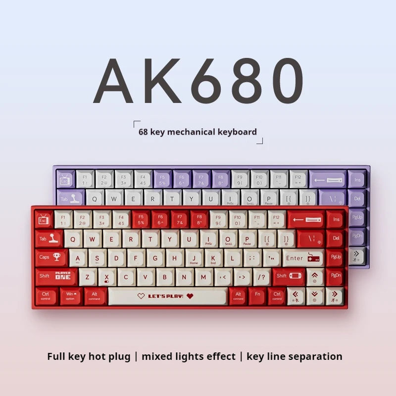AK680 Mini Compact Mechanical Gaming Keyboard