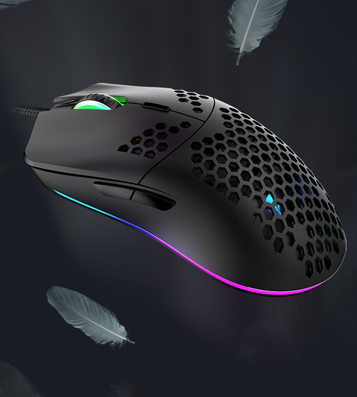 RGB Wired Gaming Mouse with 6 Programmable Keys