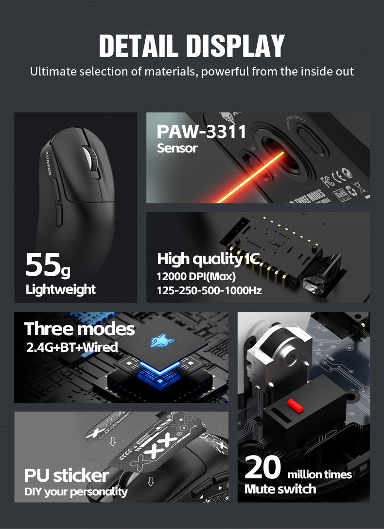 Lightweight Bluetooth Wireless Mouse