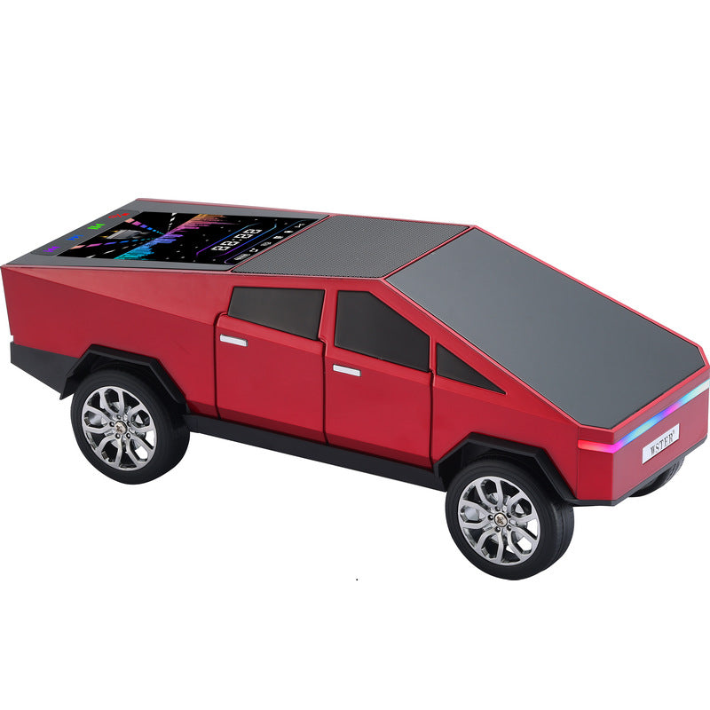 WS-580 Cybertruck Wireless Bluetooth Speaker with RGB LED & FM Radio