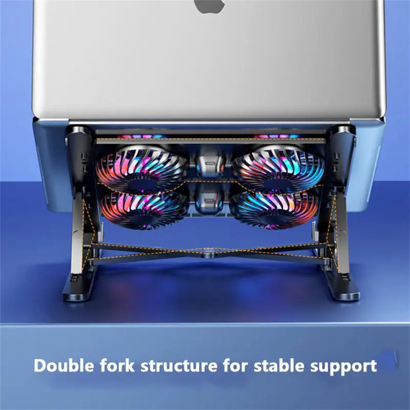 Foldable Laptop Cooling Stand with Fan