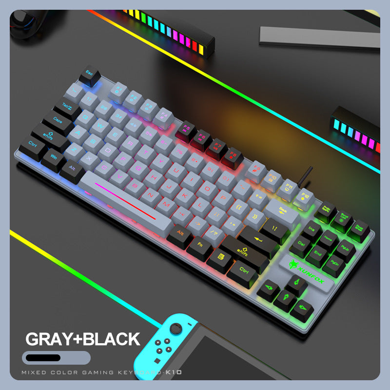 87-Key LED Backlit Gaming Keyboard