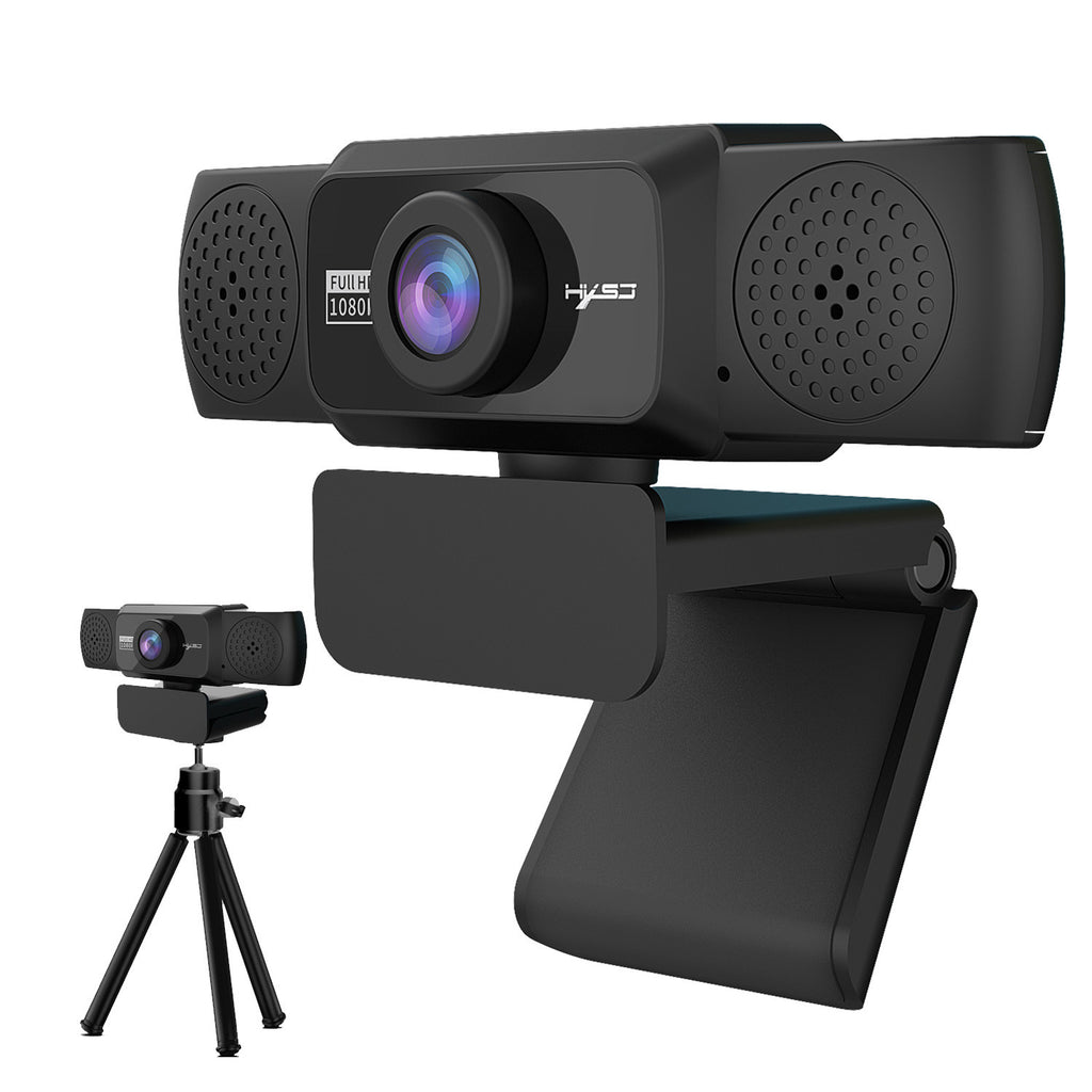 1080P Full HD 360° Rotatable Webcam with Auto Focus