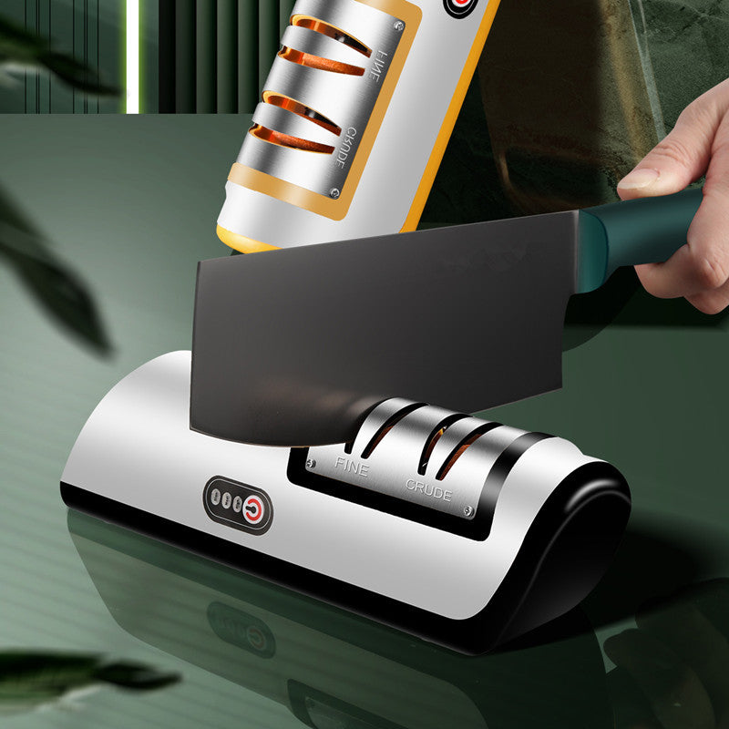 Electric Automatic Knife Sharpener — Multi-Function Kitchen Sharpening Tool