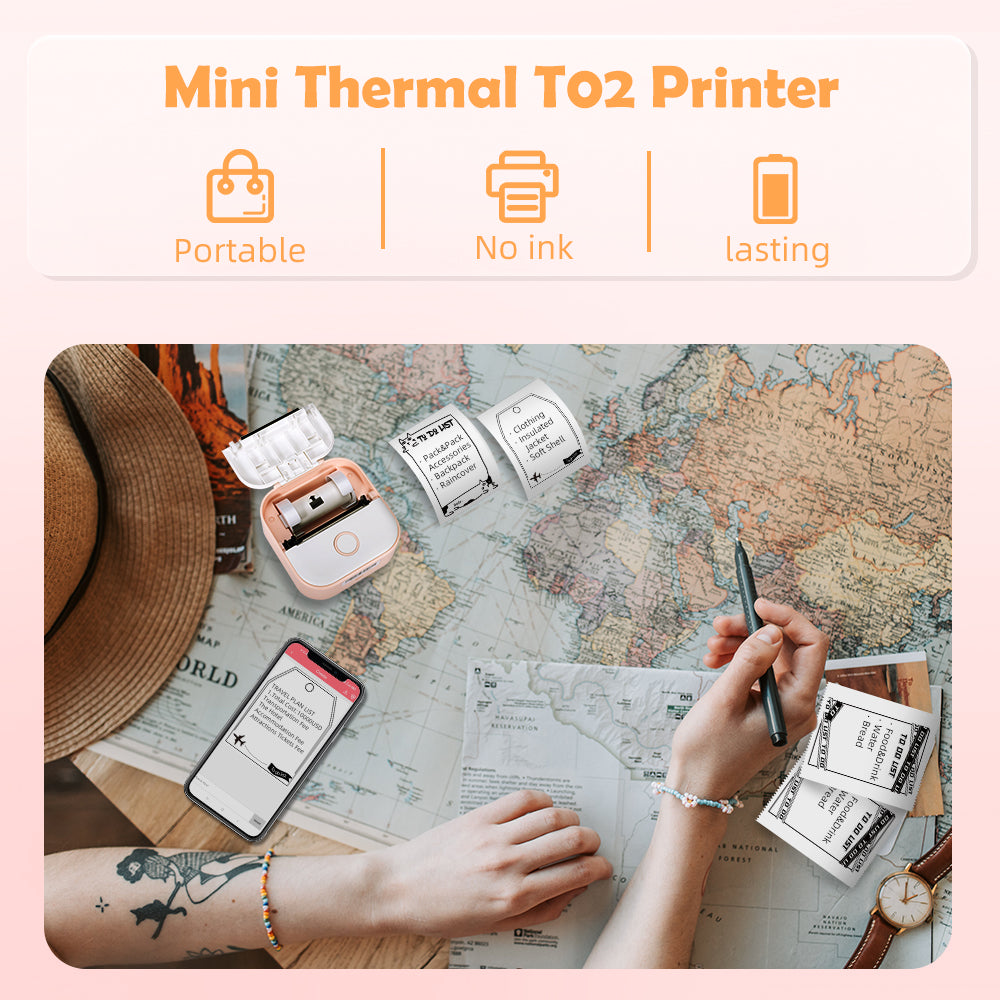 Phomemo T02 Pocket Label Printer