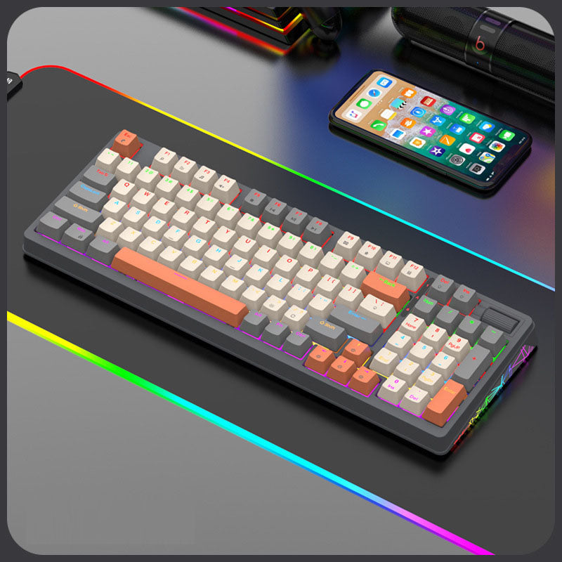 XUNFOX K85 96-Key RGB Mechanical Gaming Keyboard