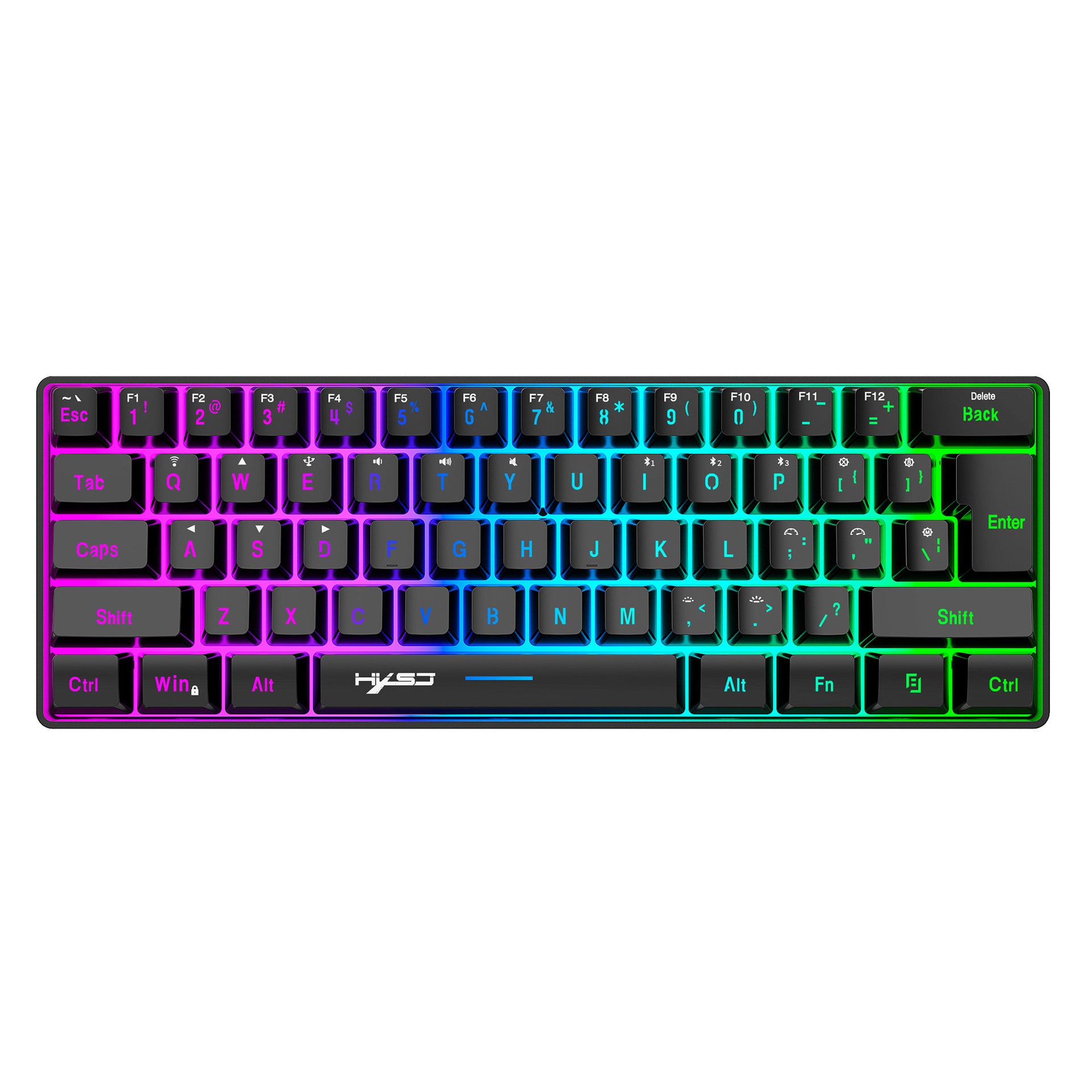 61-Key Bluetooth Wireless RGB Keyboard