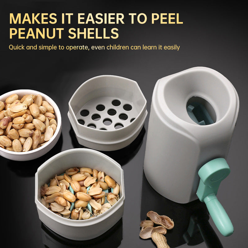 Hand-Operated Peanut & Pistachio Sheller — Kitchen Peeling Gadget