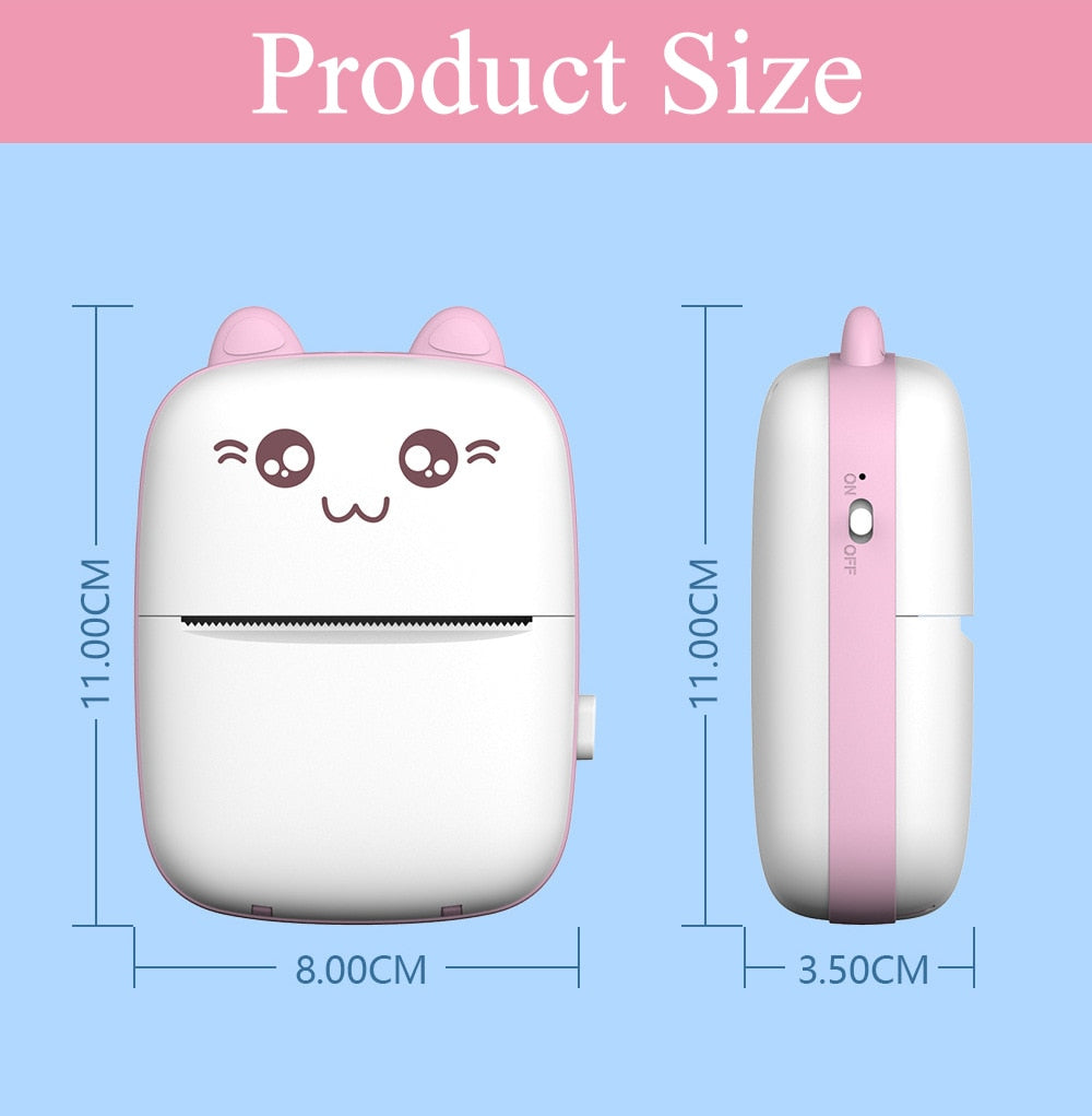 Mini Cat Pocket Thermal Printer
