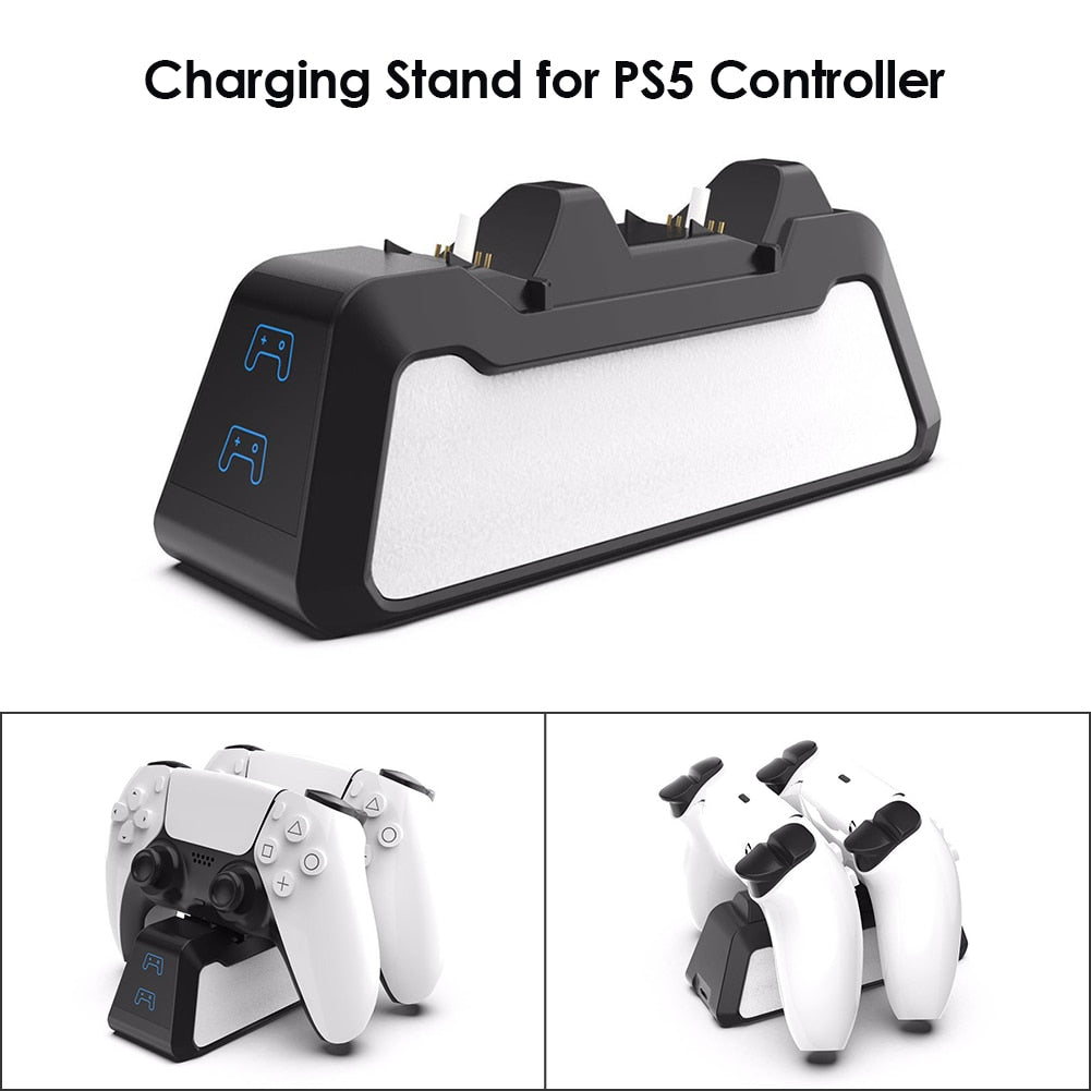 PS5 DualSense Controller Dual Charging Station