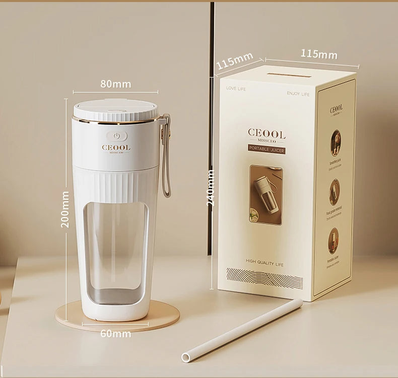 Portable Wireless Juicer Blender 340ml