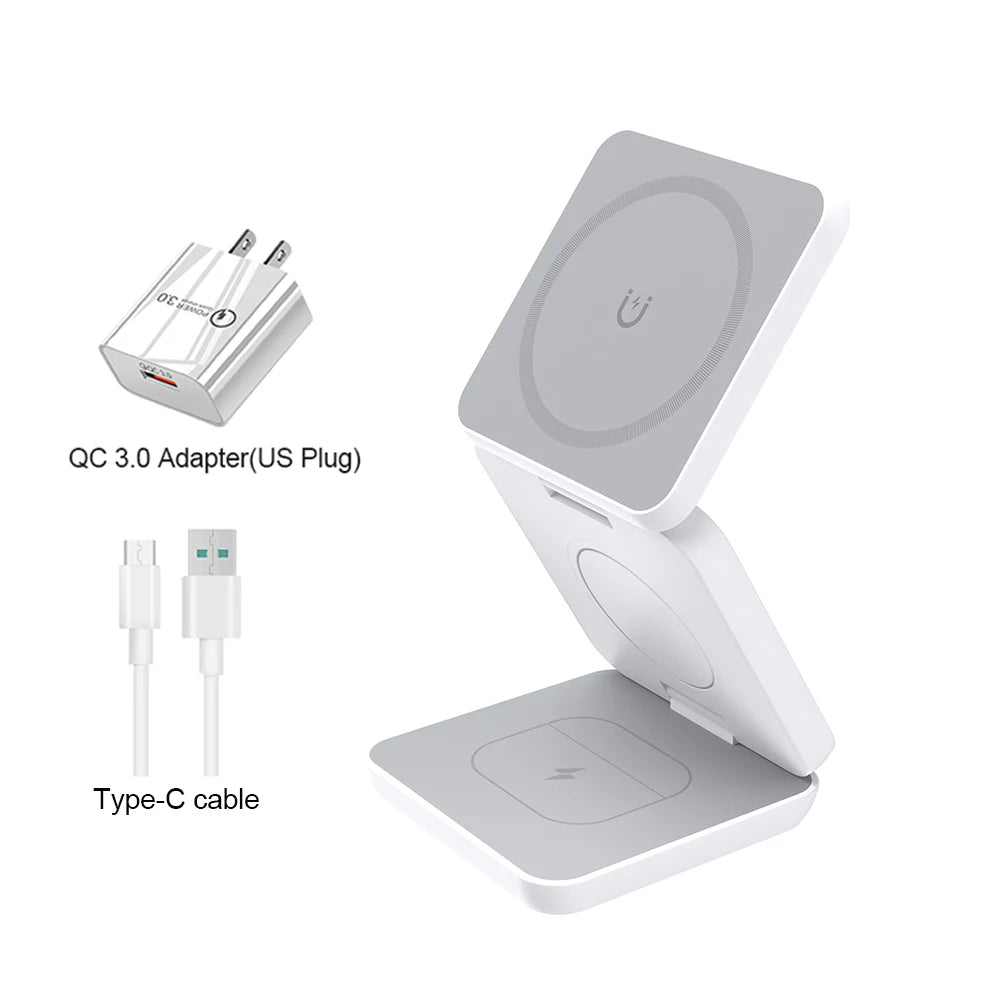 3-in-1 Magnetic Wireless Charger