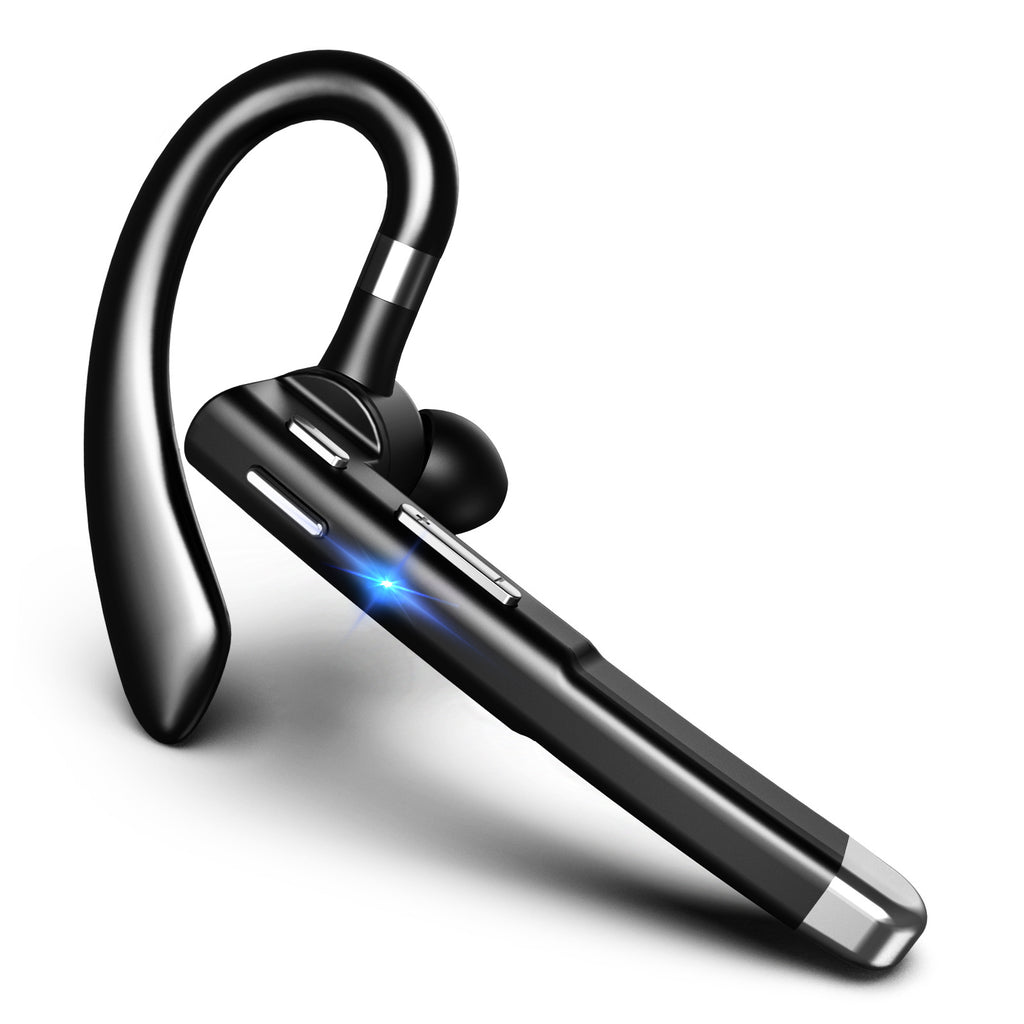 Single-Ear Wireless Bluetooth Business Headset with Noise Reduction