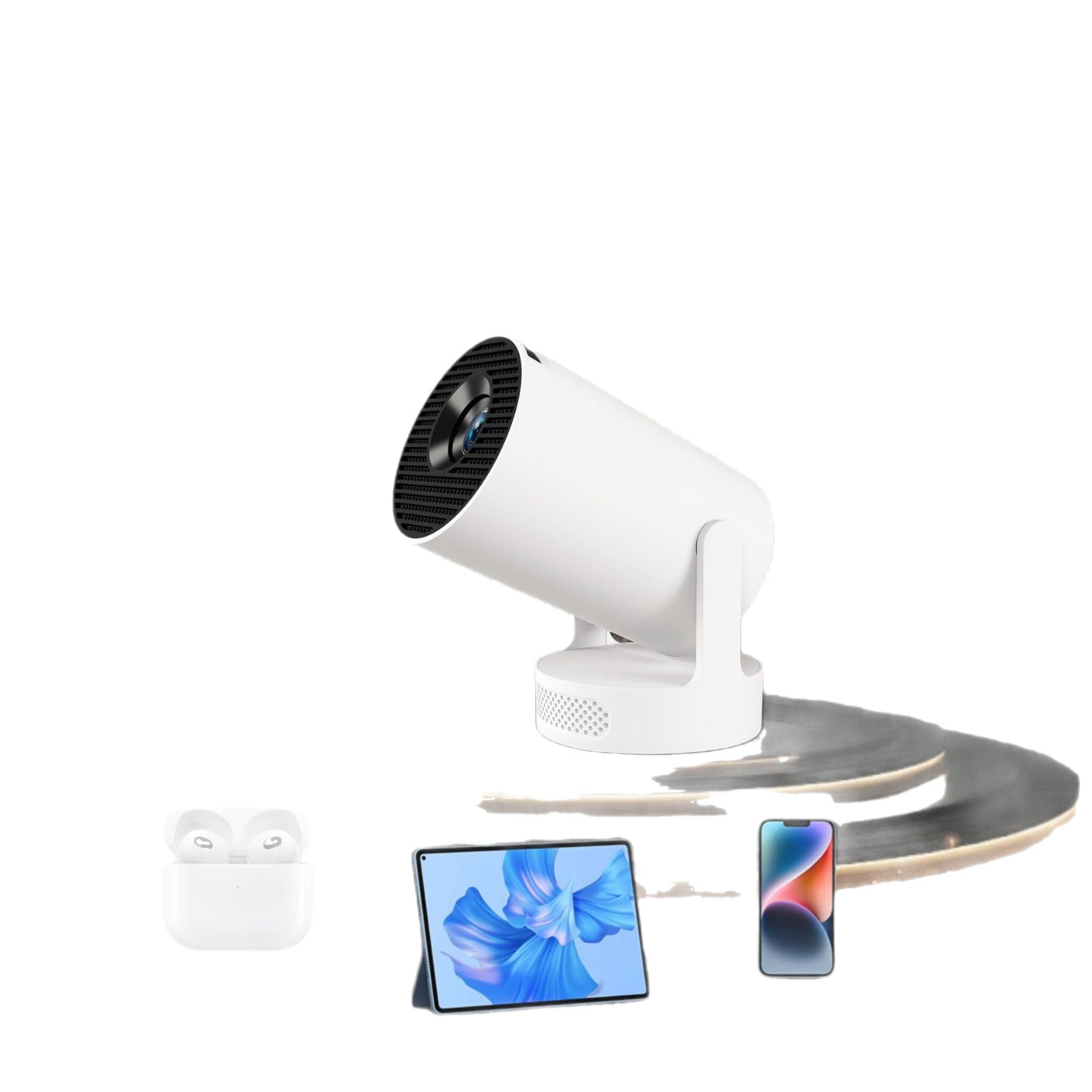 HY300 Ultra Portable Smart Projector with Android & WiFi