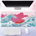 Wave Extended Gaming Desk Pad — Keyboard & Mouse Mat