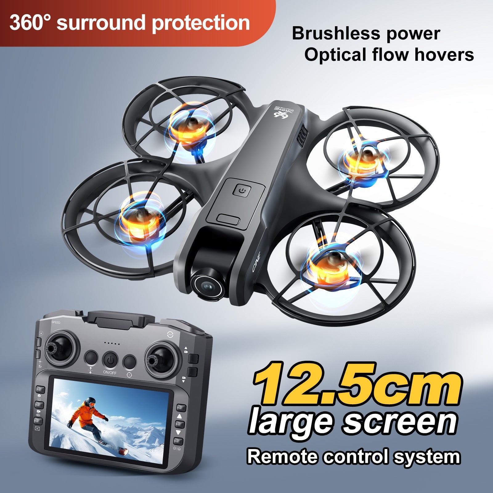 GPS Foldable Drone with Screen Remote & HD Aerial Camera