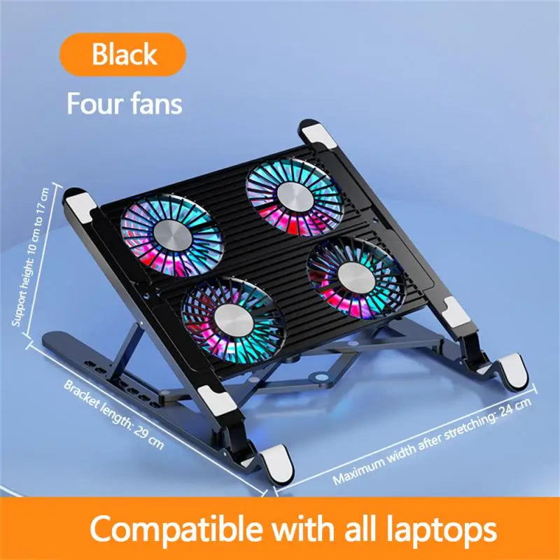 Foldable Laptop Cooling Stand with Fan