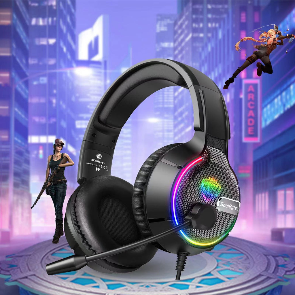 Soulbytes S19 Wired RGB Gaming Headset with Microphone