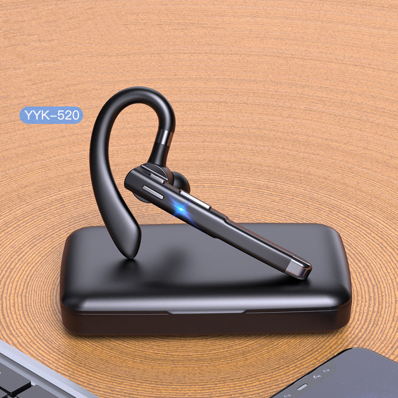 Single-Ear Wireless Bluetooth Business Headset with Noise Reduction