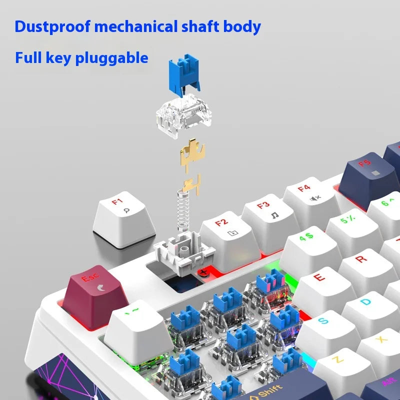 XUNFOX K85 96-Key RGB Mechanical Gaming Keyboard