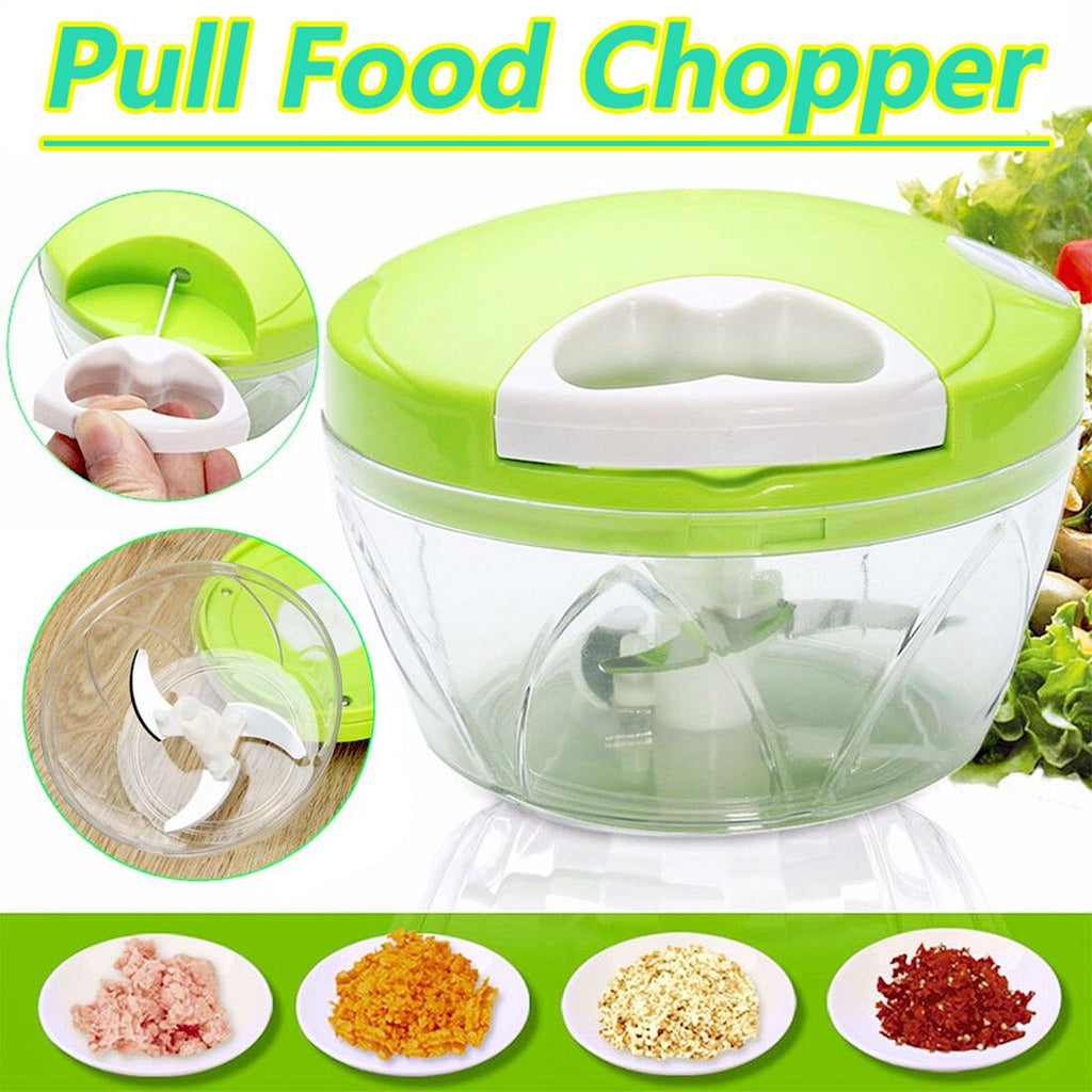 Manual Garlic Press & Vegetable Slicer — Multi-Function Kitchen Tool