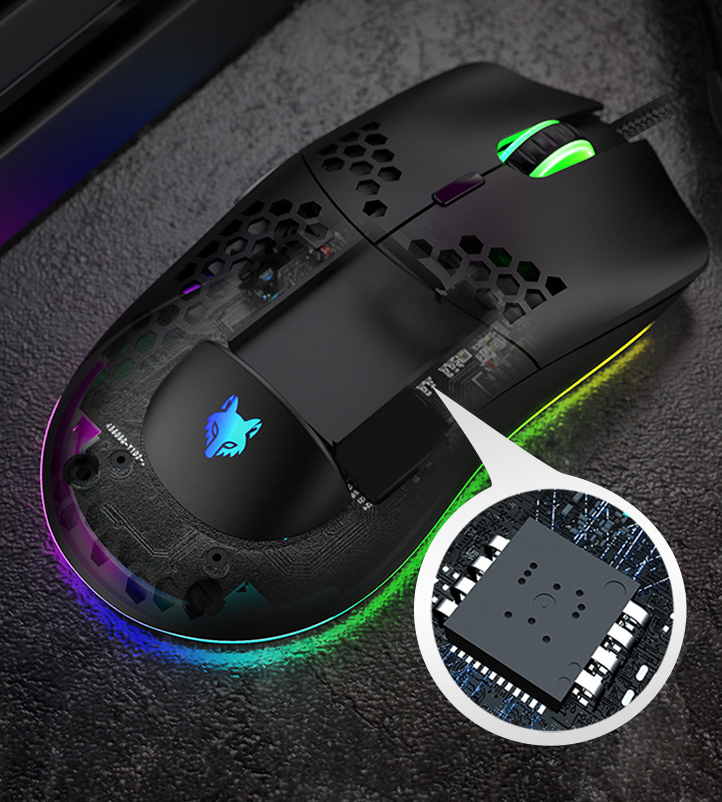 RGB Wired Gaming Mouse with 6 Programmable Keys