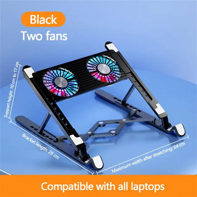 Foldable Laptop Cooling Stand with Fan