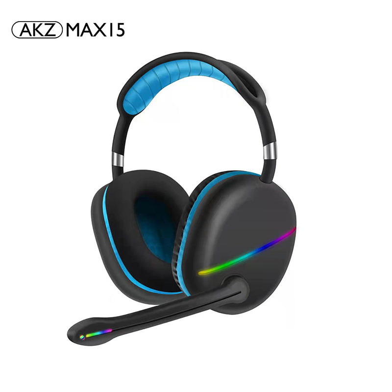 MAX15 RGB Bluetooth Gaming Headset with Subwoofer & External Mic
