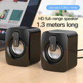 Mini USB Wired Computer Speaker — 3D Stereo Surround Sound for PC & Laptop