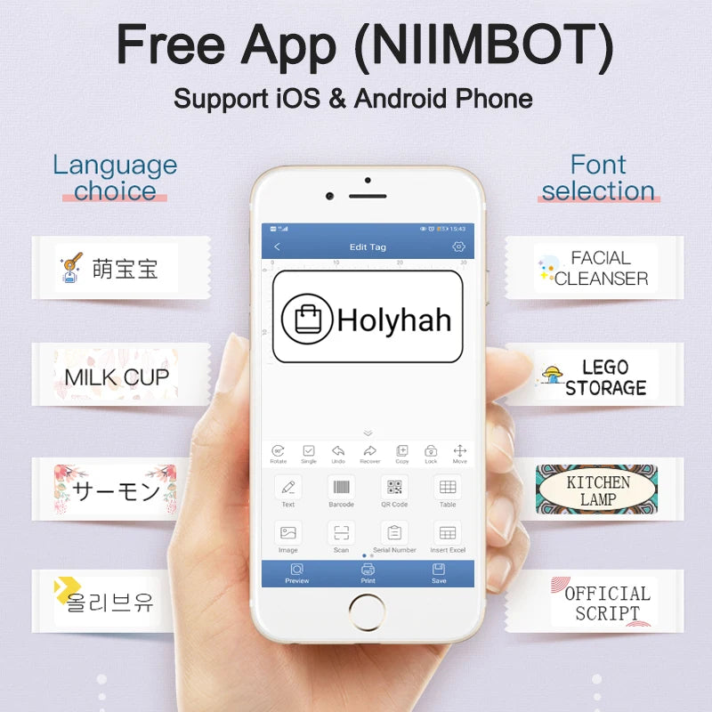 Niimbot D11 Wireless Label Printer